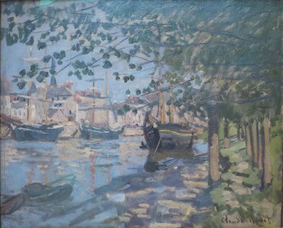 The Seine at Rouen by Claude Monet